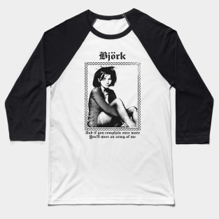 Björk -------- Army Of Me -------- Baseball T-Shirt